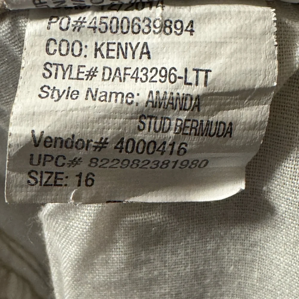 Gloria Vanderbilt Amanda Bermuda Shorts